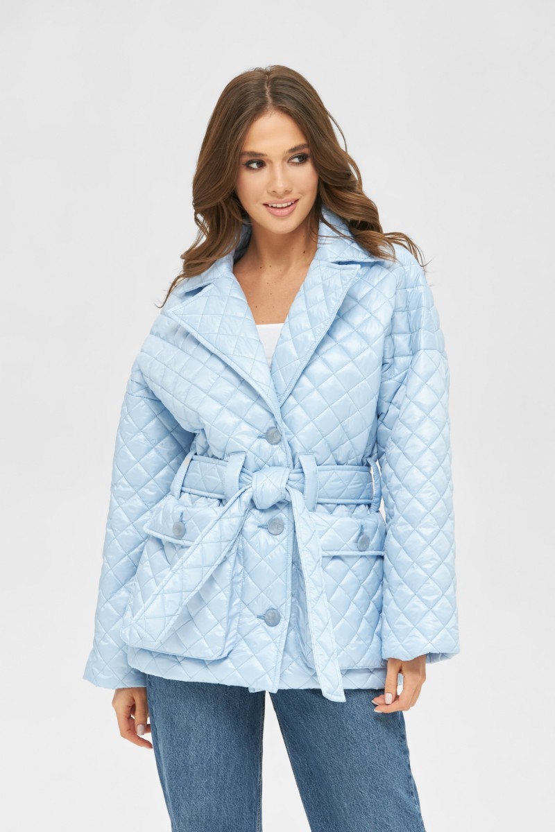 Demi-season Jacket Mila Nova K-168 blue