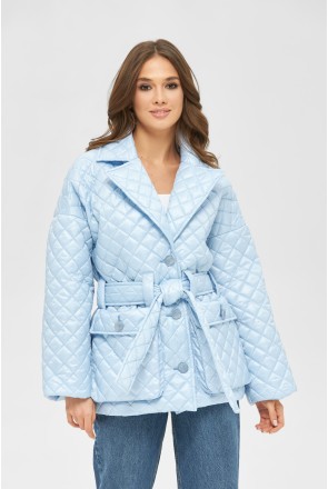 Demi-season Jacket Mila Nova K-168 blue