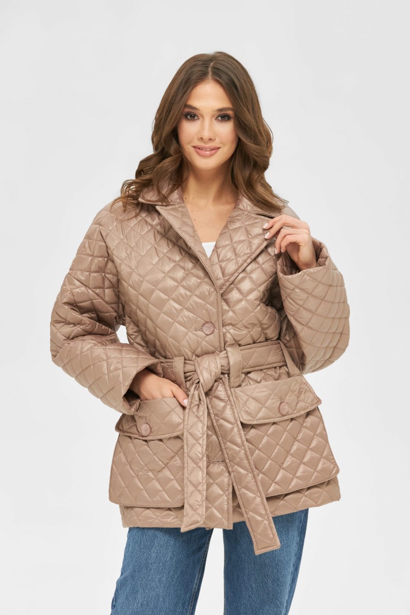 Demi-season Jacket Mila Nova K-168 cappuccino