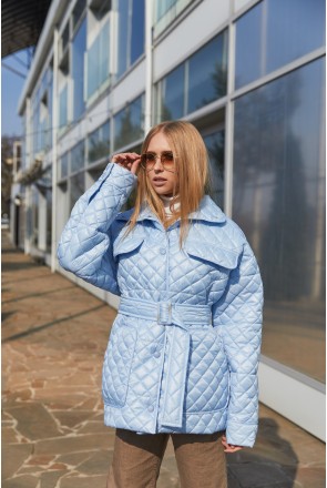 Demi-season Jacket Mila Nova K-191 blue