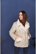 Demi-season Jacket Mila Nova K-239 beige