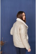 Demi-season Jacket Mila Nova K-239 beige