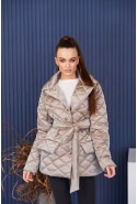 Demi-season Jacket Mila Nova K-252 cappuccino