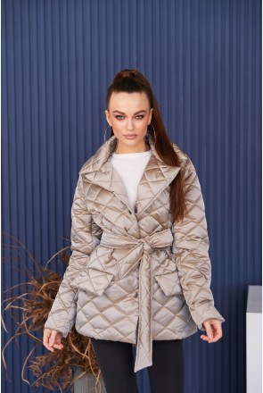 Demi-season Jacket Mila Nova K-252 cappuccino