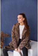 Demi-season Jacket Mila Nova K-252 chocolate