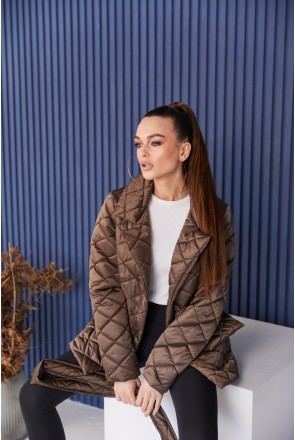 Demi-season Jacket Mila Nova K-252 chocolate