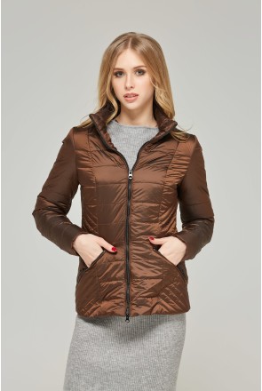 Demi-season Jacket Mila Nova K-63x chocolate