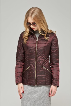 Demi-season Jacket Mila Nova K-63x Bordeaux