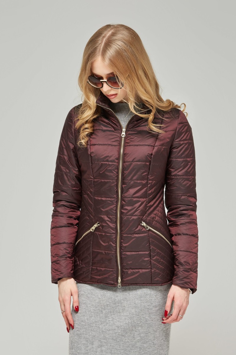 Demi-season Jacket Mila Nova K-63x Bordeaux