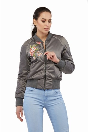 Demi-season Jacket Mila Nova KV-11 grey