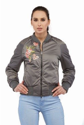 Demi-season Jacket Mila Nova KV-11 grey