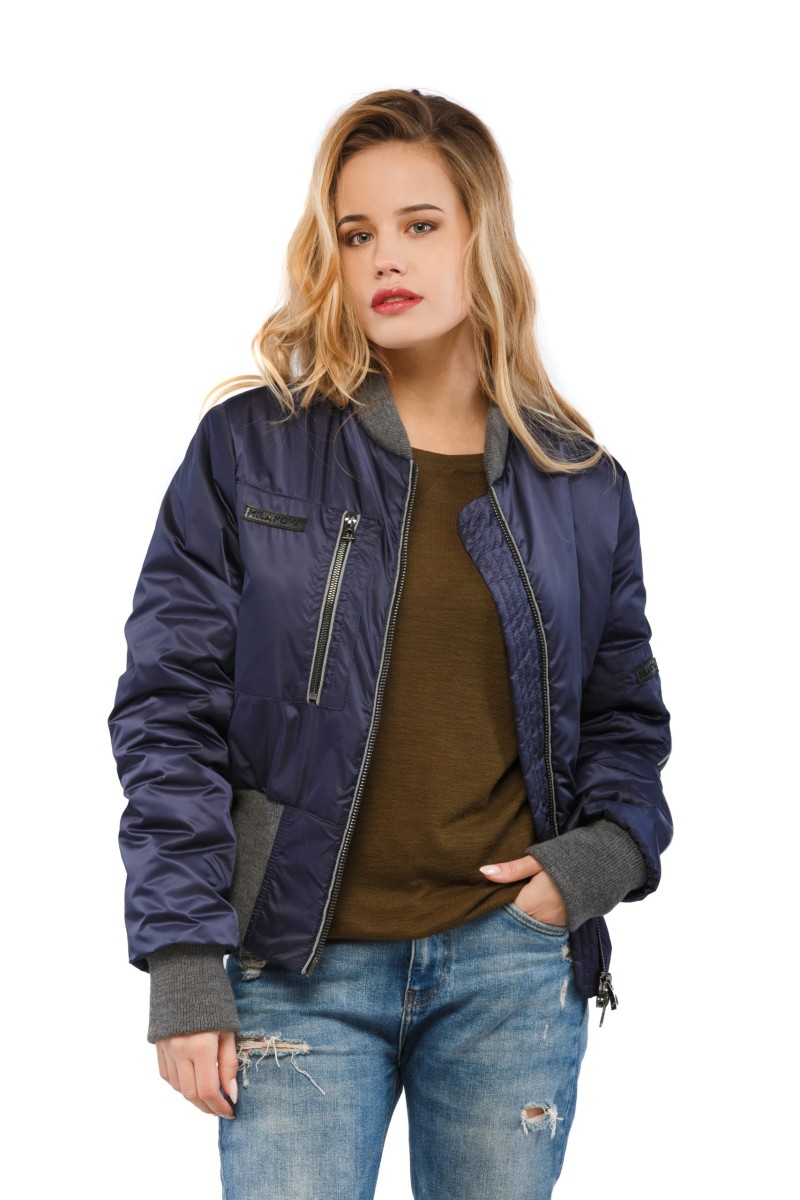 Demi-season Jacket Mila Nova KV-13 blue