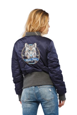 Demi-season Jacket Mila Nova KV-13 blue