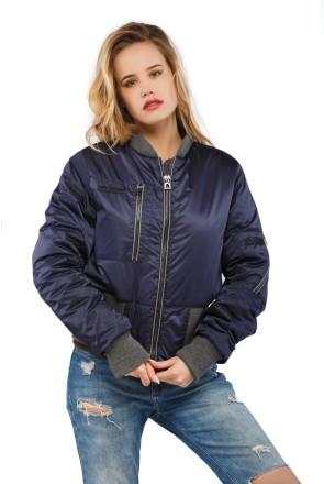 Demi-season Jacket Mila Nova KV-13 blue