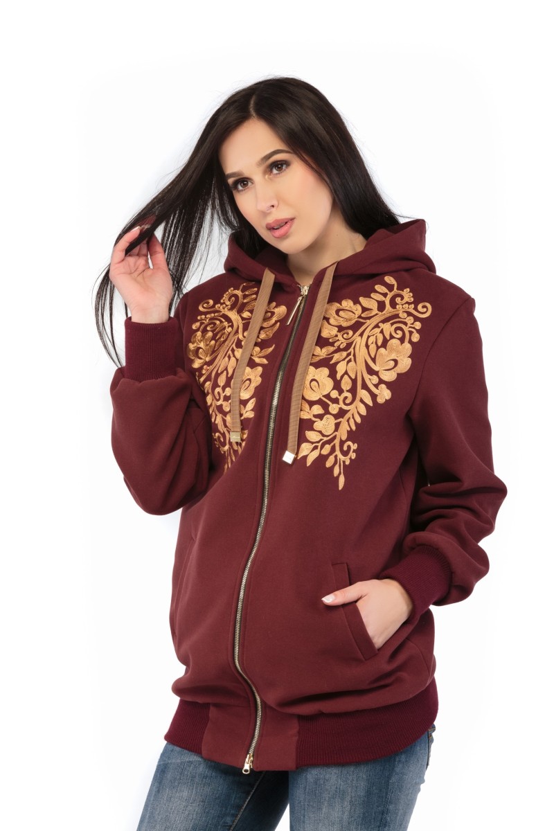 Demi-season Jacket Mila Nova KV-16 Bordeaux