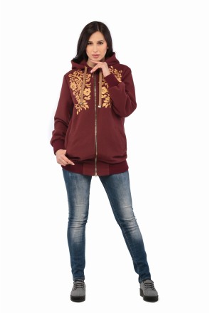 Demi-season Jacket Mila Nova KV-16 Bordeaux