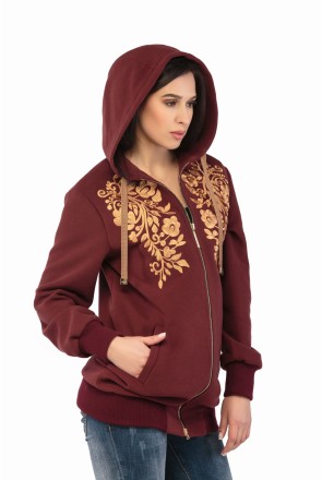 Demi-season Jacket Mila Nova KV-16 Bordeaux