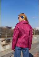 Demi-season Jacket Mila Nova K-192 Raspberry