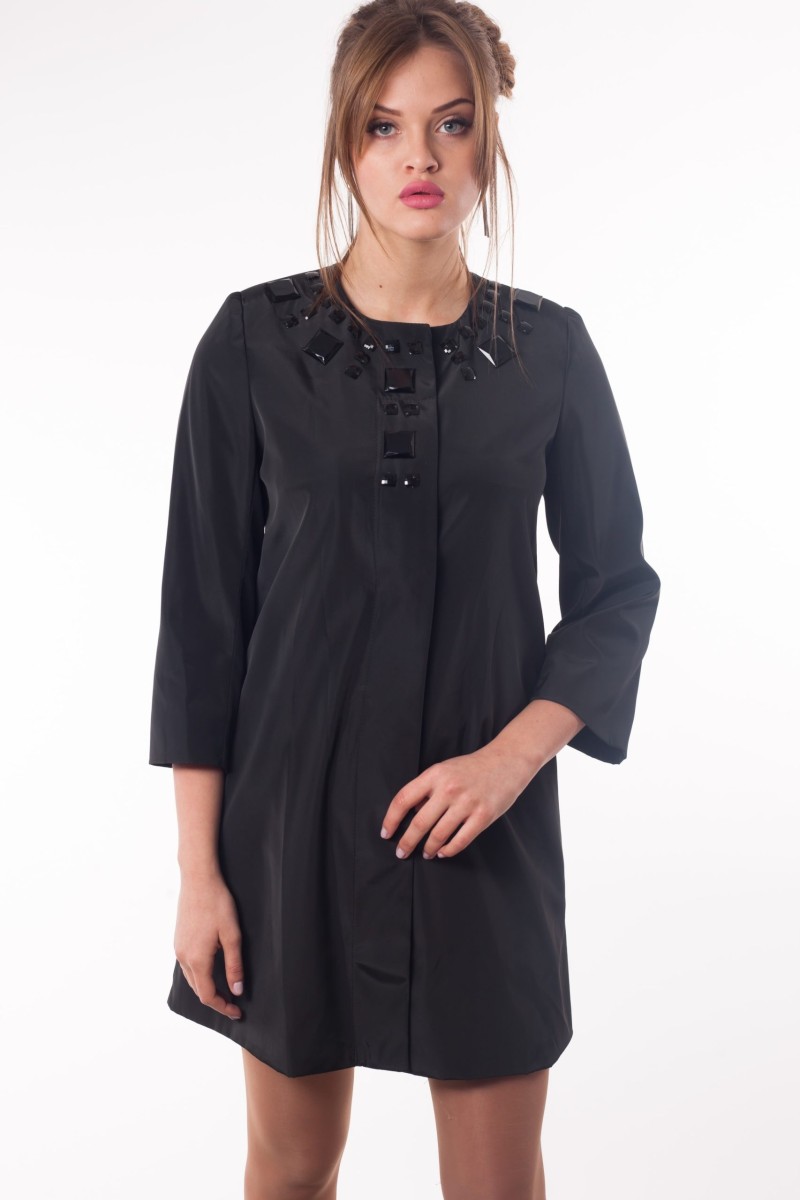 Demi-season Raincoat Mila Nova A-6pl black