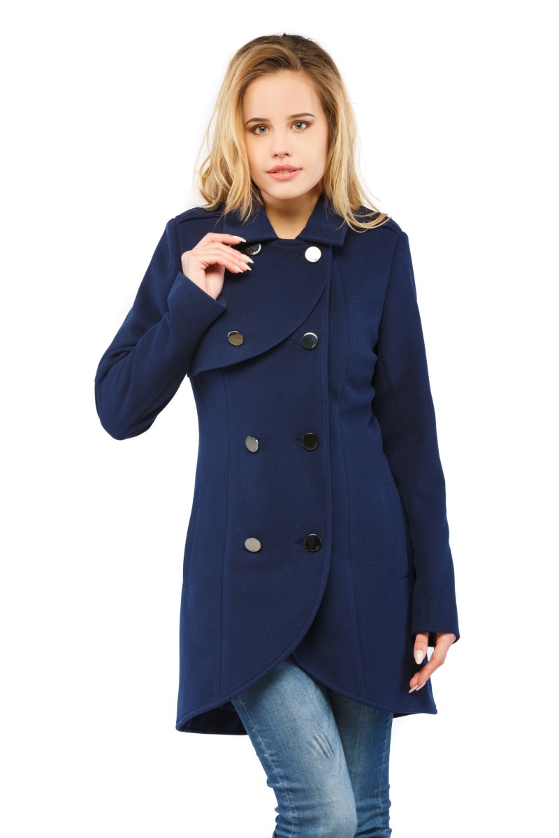 Demi-season Coat Mila Nova PV-12 blue