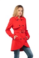 Demi-season Coat Mila Nova PV-12 coral