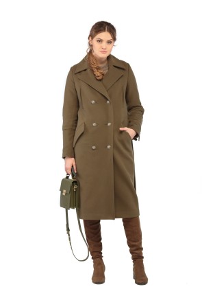 Demi-season Coat Mila Nova PV-18 khaki