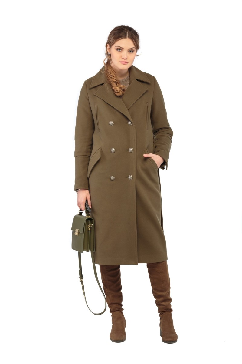 Demi-season Coat Mila Nova PV-18 khaki