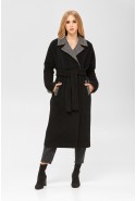 Demi-season Coat Mila Nova PV-185 black