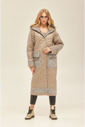 Demi-season Coat Mila Nova PV-176 grey