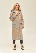 Demi-season Coat Mila Nova PV-176 grey