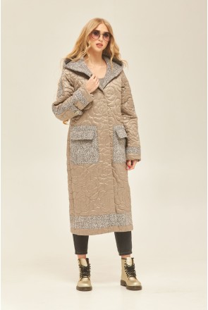 Demi-season Coat Mila Nova PV-176 grey