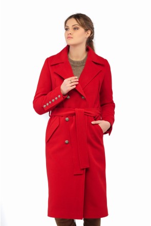 Demi-season Coat Mila Nova PV-18 red