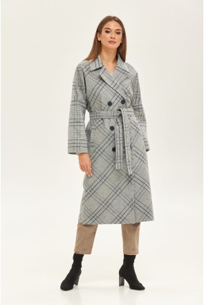 Demi-season Coat Mila Nova PV-220 grey