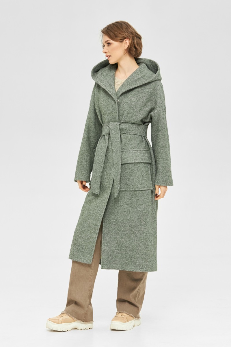 Demi-season Coat Mila Nova PV-239 khaki