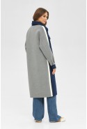 Demi-season Coat Mila Nova PV-244 blue