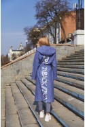 Demi-season Coat Mila Nova PV-239 blue