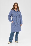 Demi-season Coat Mila Nova PV-251 blue