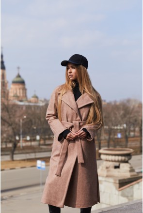 Demi-season Coat Mila Nova PV-257 beige