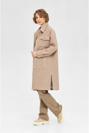 Demi-season Coat Mila Nova PV-251 beige