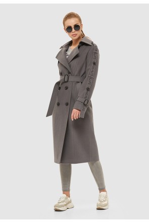 Demi-season Coat Mila Nova PV-93 dark gray