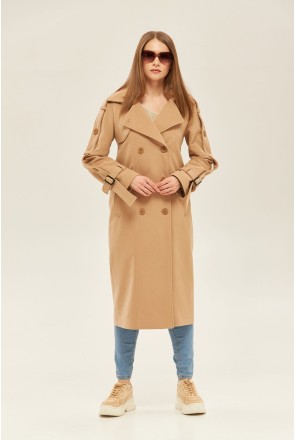 Demi-season Coat Mila Nova PV-93ex beige