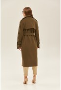 Demi-season Coat Mila Nova PV-93ex khaki