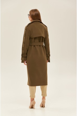 Demi-season Coat Mila Nova PV-93ex khaki