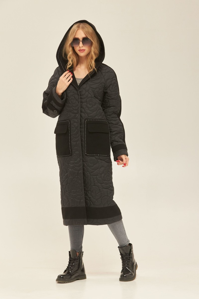 Demi-season Coat Mila Nova PV-176 black