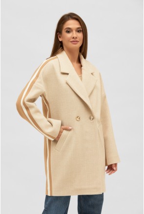 Coat Mila Nova PV-261 beige