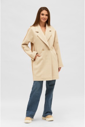 Coat Mila Nova PV-261 beige