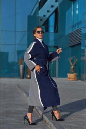 Coat Mila Nova PV-187 blue