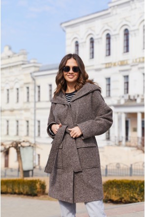 Coat Mila Nova PV-239 cappuccino