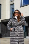 Coat Mila Nova PV-280 grey