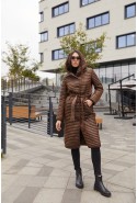 Coat Mila Nova PV-280 chocolate